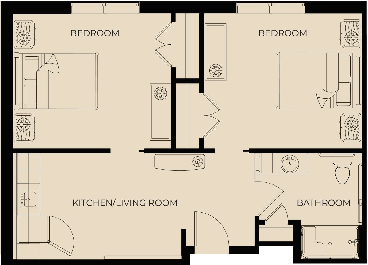 Assisted Living Floor Plan