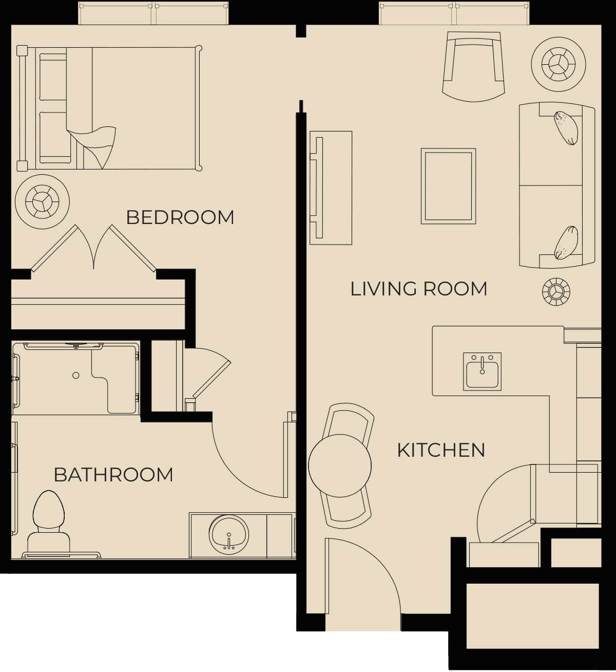 Assisted Living Floor Plan