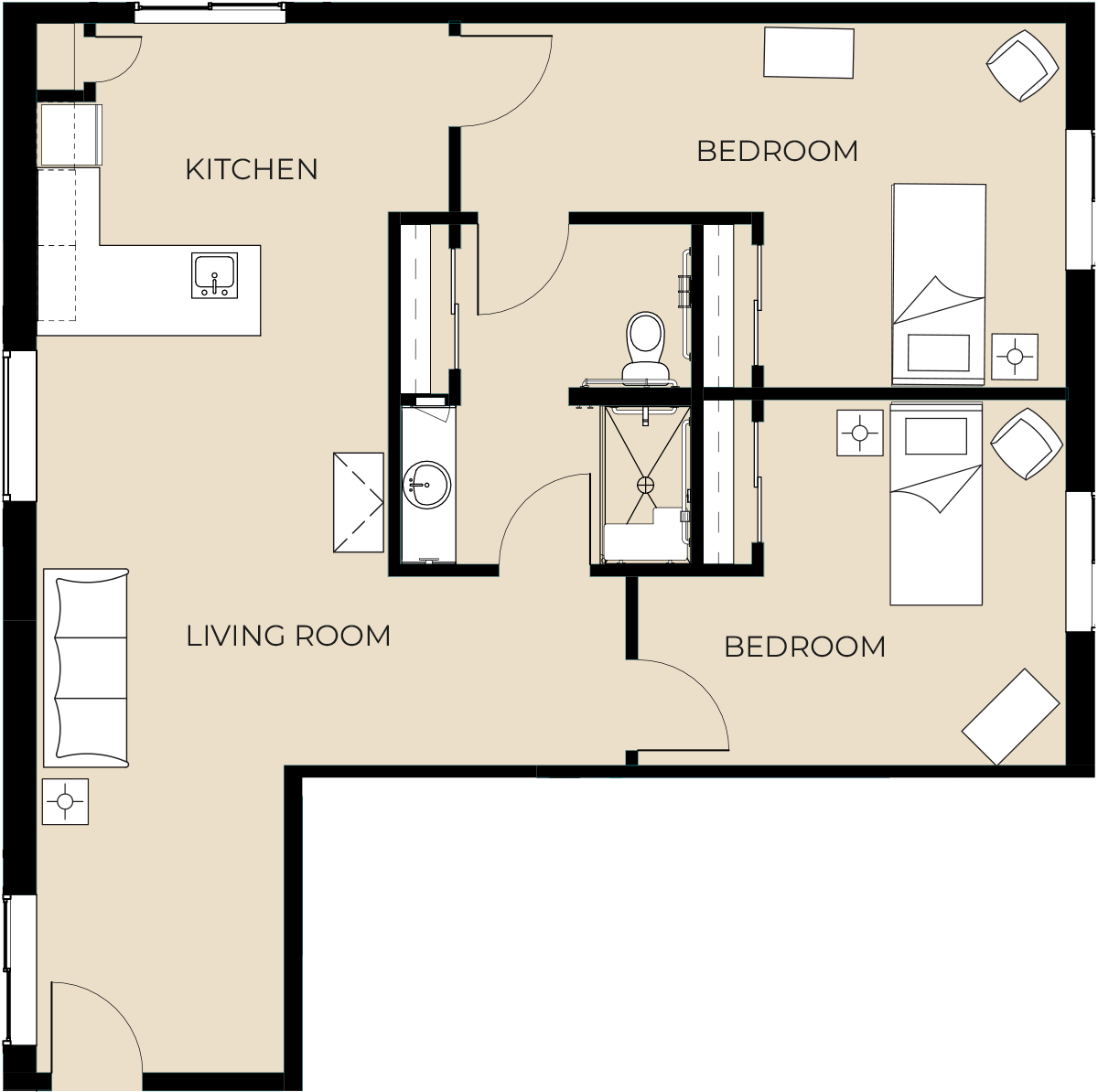 Assisted Living Floor Plan