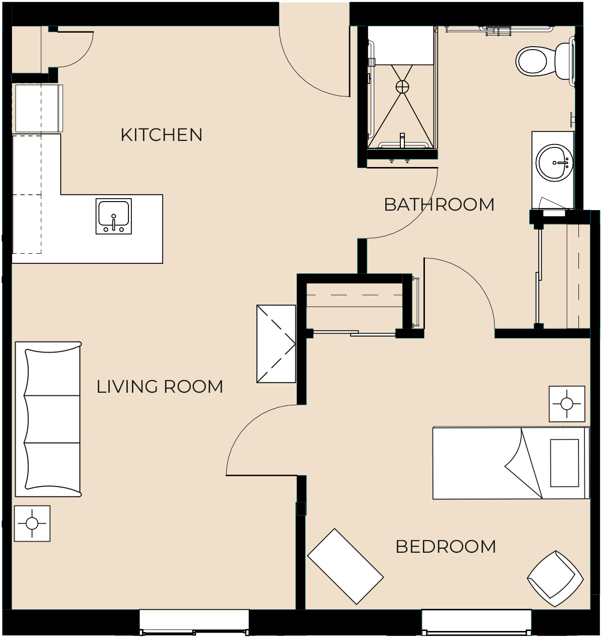 Assisted Living Floor Plan