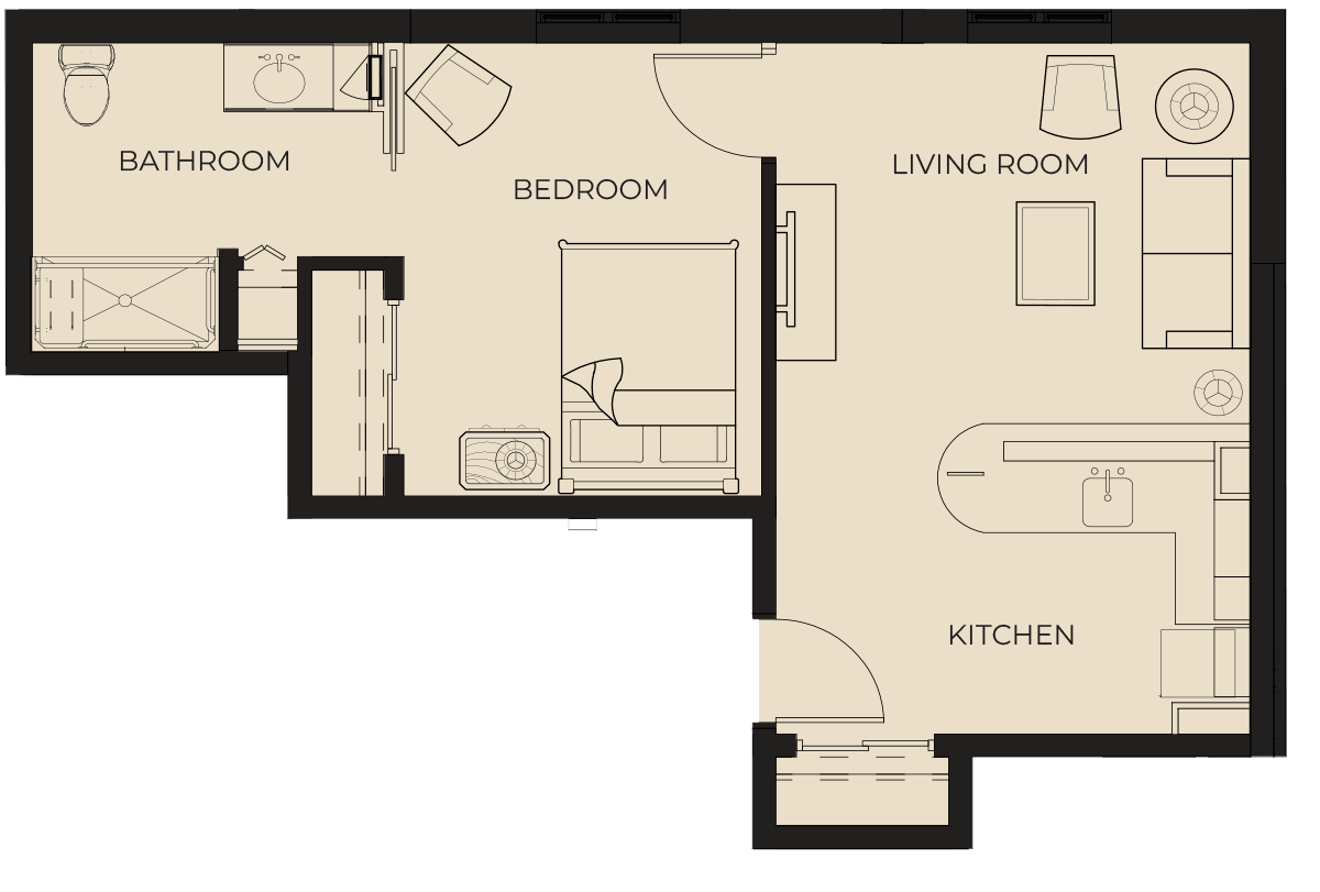 Assisted Living Floor Plan