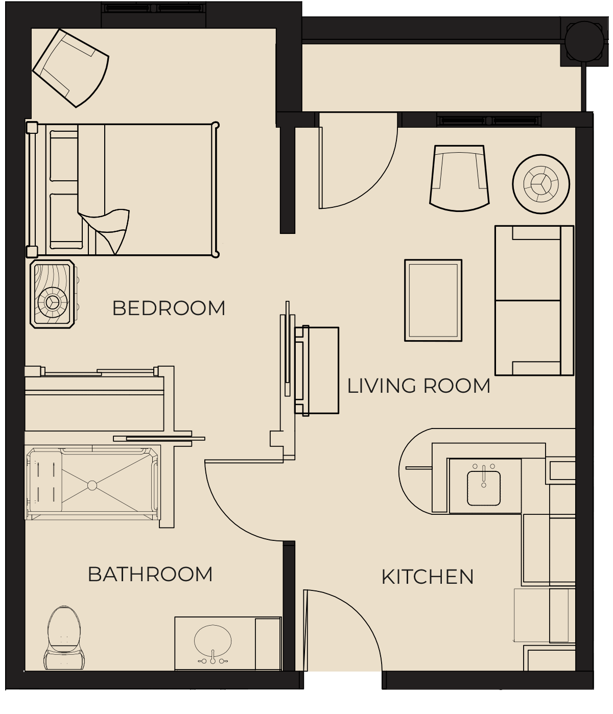 Assisted Living Floor Plan