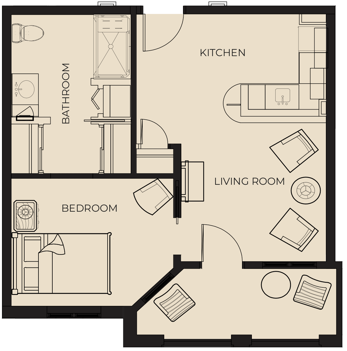 Assisted Living Floor Plan