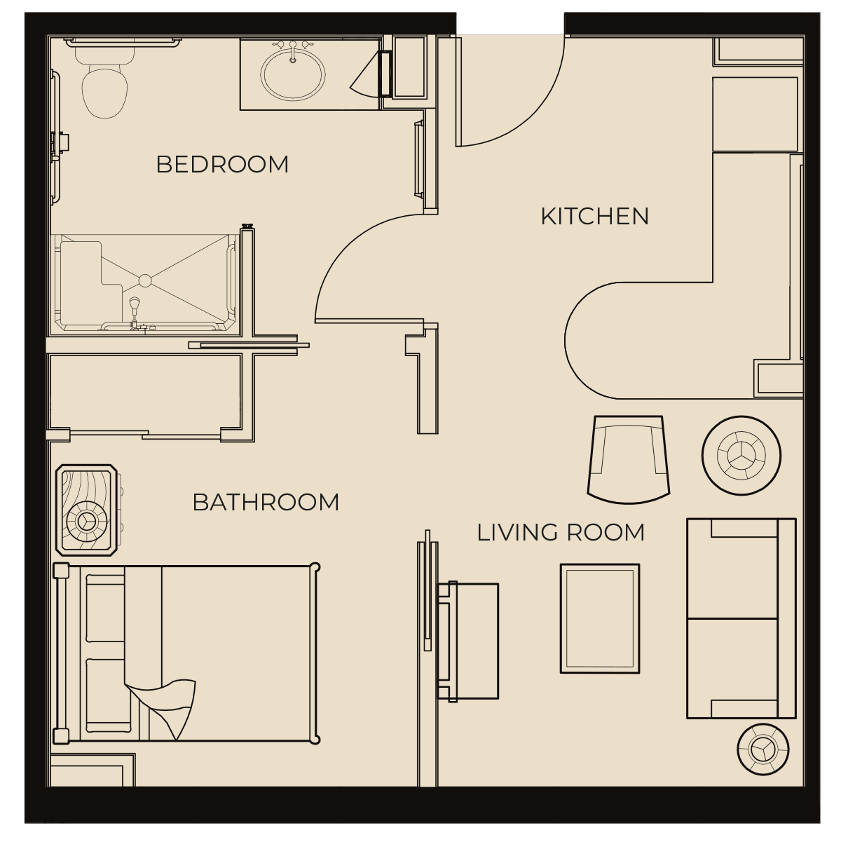 Assisted Living Floor Plan