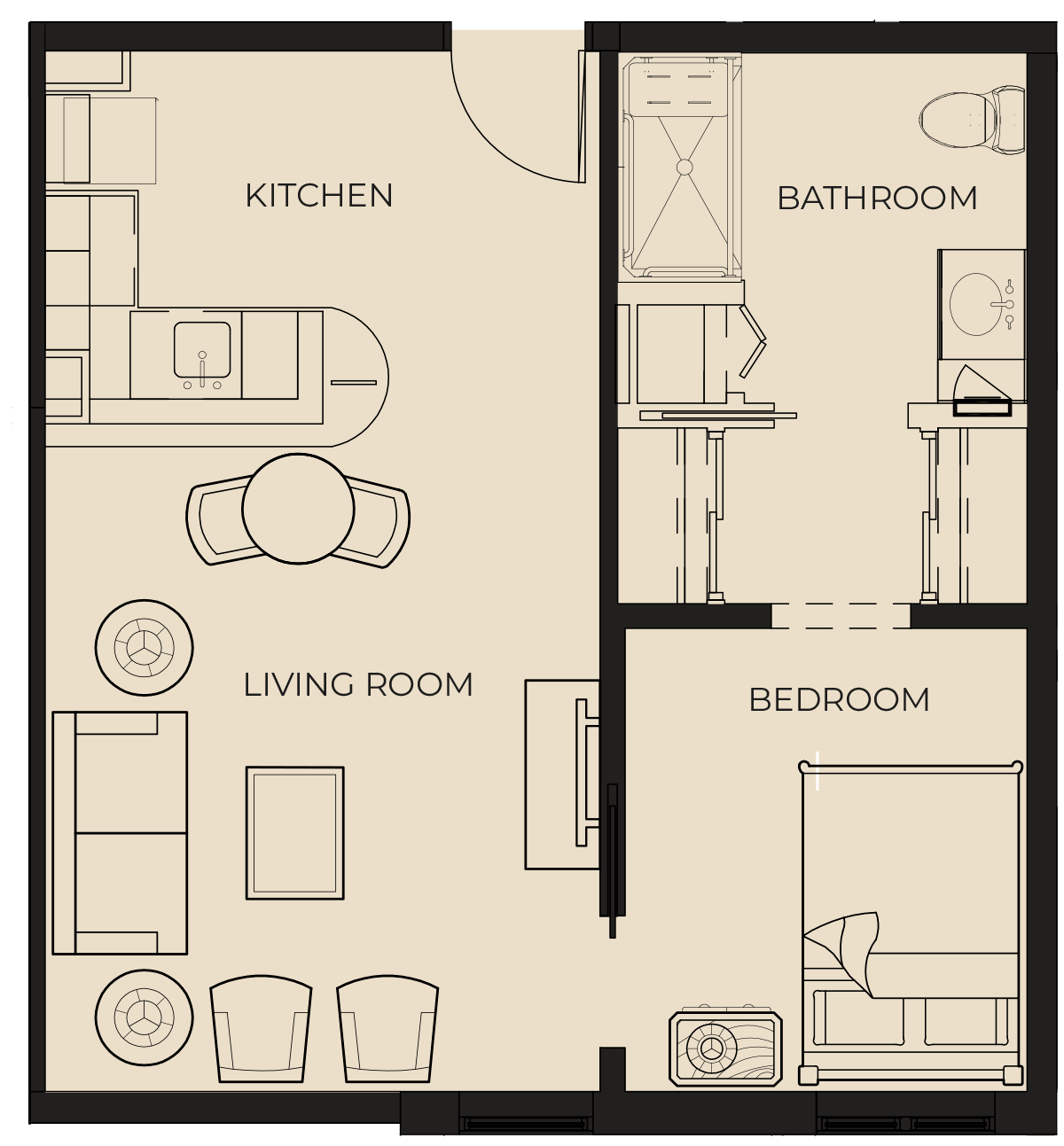 Assisted Living Floor Plan