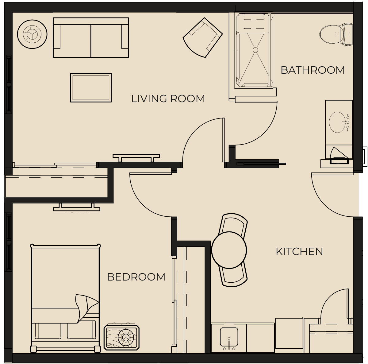 Assisted Living Floor Plan